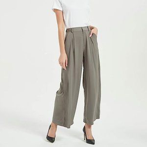 NWT Tronjori High Waist Casual Wide Leg Long Palazzo Pants Trousers Regular